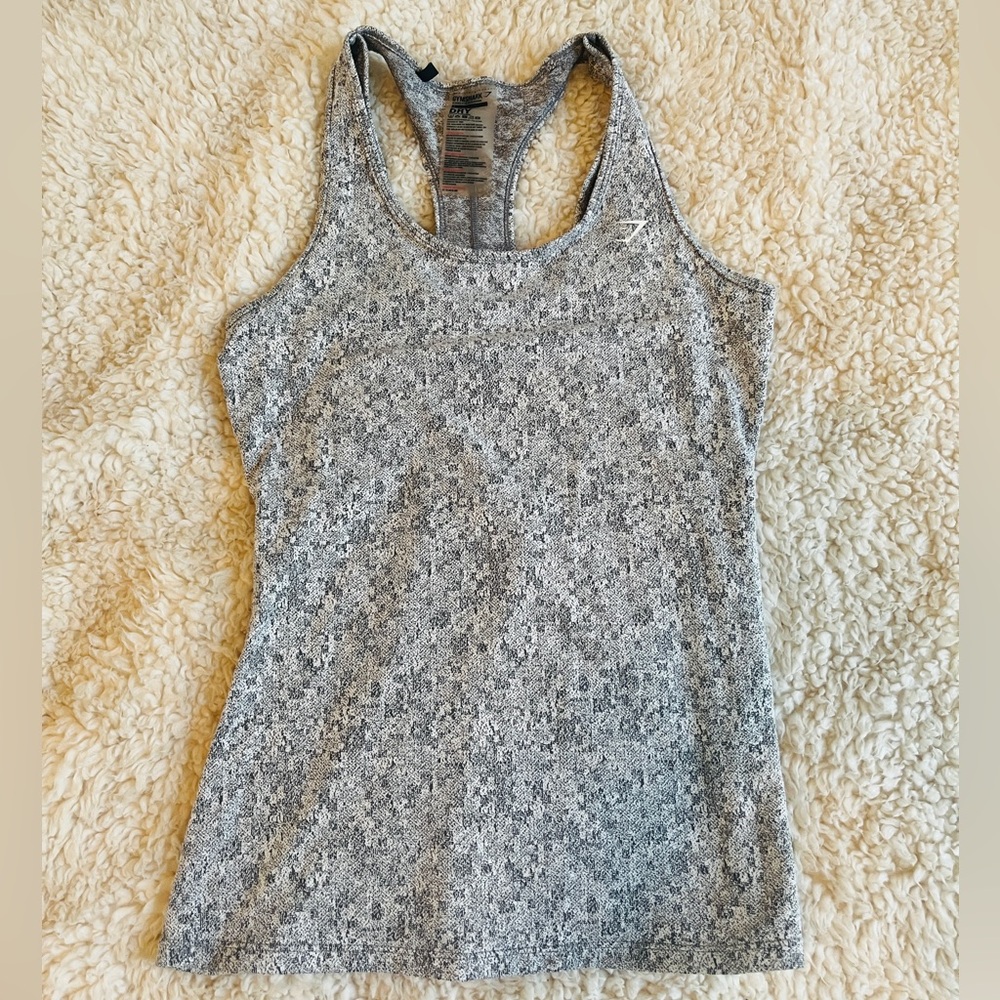 Gymshark Grey Womens Workout Tank Small NWOT
